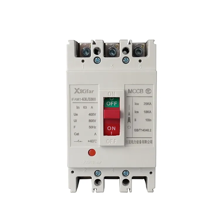 సహాయక పరిచయాలతో 63a 4p Tpn Mccb