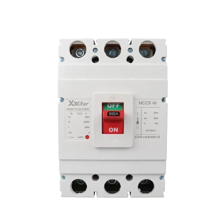 800 Amp 4పోల్ ఎలక్ట్రిక్ Mccb మోల్డ్ కేస్ సర్క్యూట్ బ్రేక్